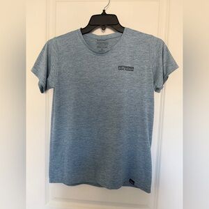 Patagonia womens’s capilene cool Heather Blue Short Sleeve Tee-medium